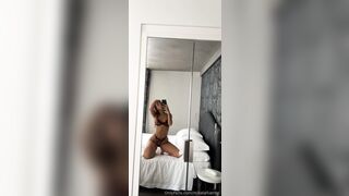 Mikaela Lafuente Sexy Lingerie Mirror Selfies Onlyfans Video Leaked P3