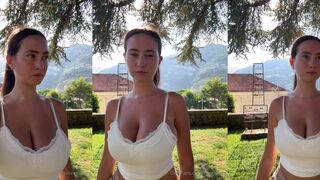 Cecilia Rose Nude  HandBra Outdoor Onlyfans Video Leaked