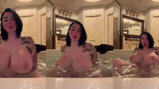 Bishoujomom Nude Bath Masturbation Fansly Video Leaked