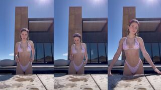 Anna Malygon Sexy Bikini Pool Onlyfans Video Leaked