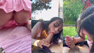 Lavenderhayz Nude Outdoor Blowjob