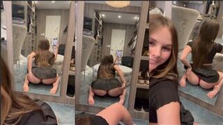 Lexi Marvel Ass Thong Mirror Tease