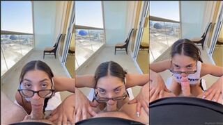 Madison Wilde Nude Balcon Blowjob PPV Video Leaked