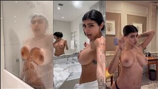 Mia Khalifa Nude PPV Shower Onlyfans Video Leaked