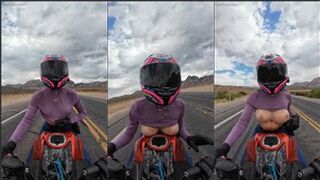 Karli Mergenthaler Nude Moto Bike Driving PPV Video Leaked