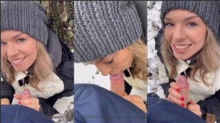 Sophie Lauren Nude Outdoor Blowjob PPV Onlyfans Video Leaked