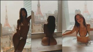 Mikaela Lafuente Bikini Bath Tease PPV Onlyfans Video