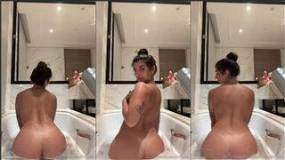 Bufalika Aka Ika D'Auria Nude Bath Tease PPV Onlyfans Video Leaked