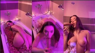 Selti Nude Bath Dildo Fuck PPV Onlyfans Video Leaked