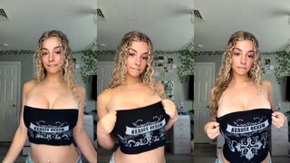 Kira Pregiato Rubs Big Boobs Get Fucked &Flashing Ass Booty Leaked