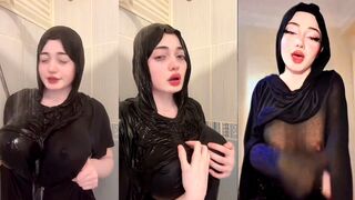 Tiktok star LdrZellal Crushing her Huge Boobs while Moaning Lastest Video Leaked