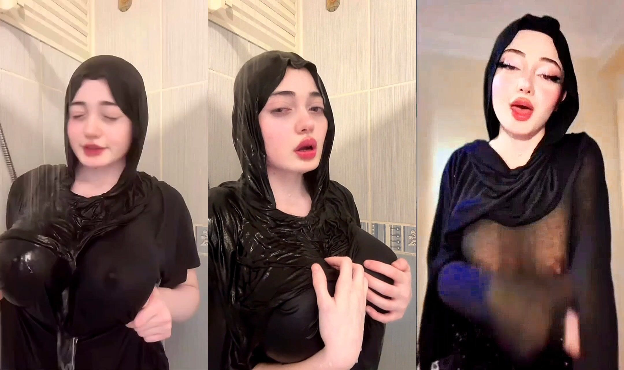 Tiktok star LdrZellal Crushing her Huge Boobs while Moaning Lastest Video  Leaked