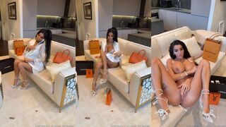Chloe Khan – Pussy Rubbing on the Couch