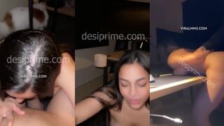 Indian Onlyfans Model -Ashwitha- Shares This Fresh Sextape, As She Sucks His Dick