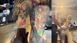 American tattoos artist couple beautiful standing sex video leaked Latest Onlyfans Ex