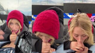 Lena Polanski Risky Ski Lift Blowjobleaked Latest Onlyfans Exclusive Video