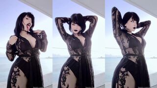 Horny Pinkchyu Bouncing her Big Hot Boobs Dildo Masturbation Leaked Onlyfans Video
