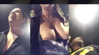 Indian couple fucking outside road at night