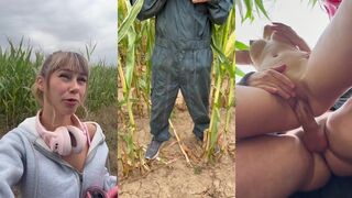 Angele Ice Gets Her Pussy Plowed On The Farm