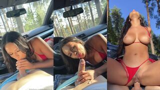 Autumn Falls Fucking in The Car