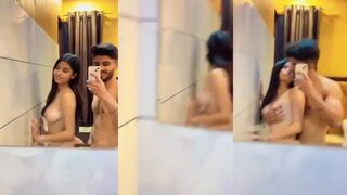Pakistani sexy girl in friend full enjoy with song