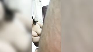 Beautiful Big Ass Sexy Pakistani Wife Blowjob Riding Moaning
