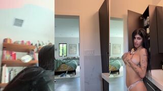 Mia Khalifa Beautiful Model nude Ass and Big Boobs Show leaked video