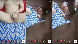Indian imo couple sex live show recording leaked video