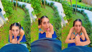 Izzy Green Outdoor Deepthroat Blowjob POV Video Leaked