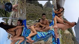 Indian Tourist Fucking Nepali Lady On Open Beach Cuck husband Comes To Jerk viral mms