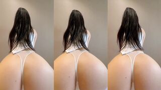 俏妞qiaoniuTT Big Booty G-String Shaking