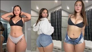 Malayaax AKA Sophieraiin Ass Gym Shorts & Sexy Ass Jean Shorts Tease