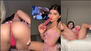 Thaissa Fit Nude Lingerie Dildo Fuck