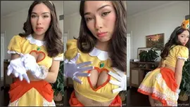 Kailey Mae Srxy Princess Peach Cosplay Tease
