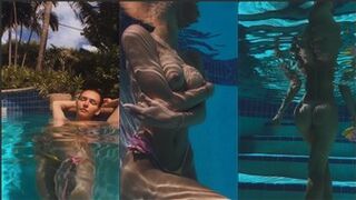 Rachel Cook Nude Pool Swemming