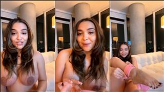 Stella Hudgens Nude BDSM Bondage Try On