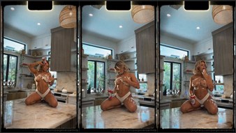Paige Vanzant Nude Kitchen Boobs Tease