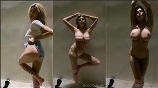 Diora Baird Full Nude Striptease