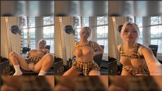 Diakimeko Nude GYM Tease