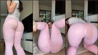 Lilith Cavaliere Tight Leggings Tease