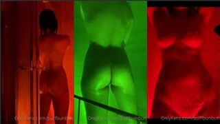 Womanwearingred Nude Shower Strip Tease
