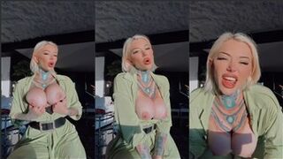 PinupPixie Nude Boobs Tease