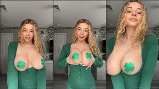 Kira Pregiato Nude Boobs Nipple Pasties Shaking
