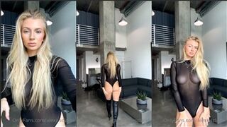Alexis Clark See Through Bodysuit Tease Onlyfans Video Leaked