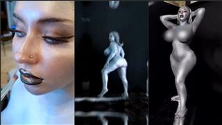 Bishoujomom Another behind the scene of her Shalla-Bal Cosplay